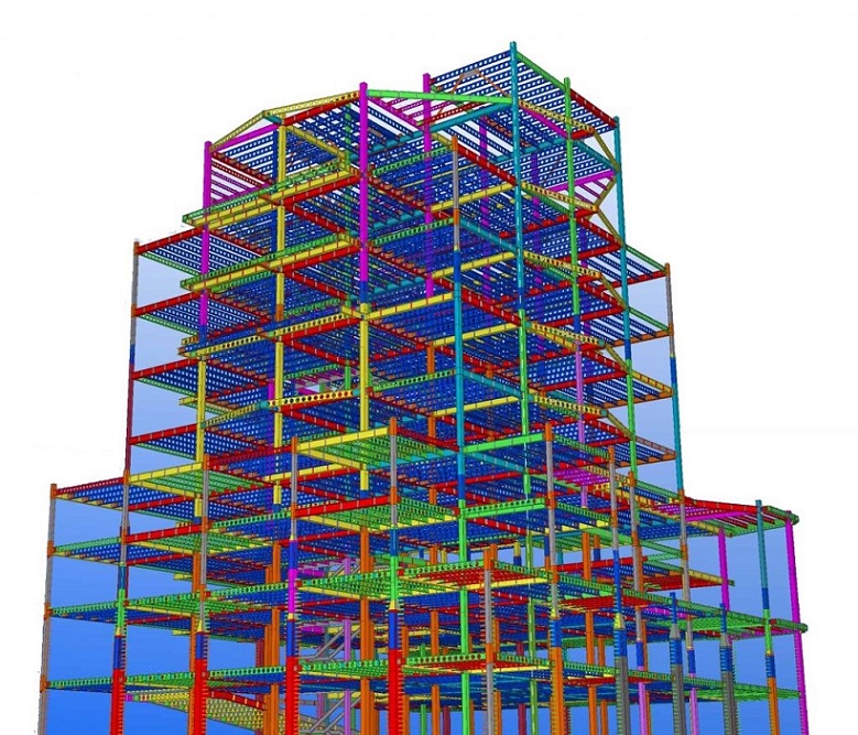 شاپ دراوینگ اسکلت های فلزی